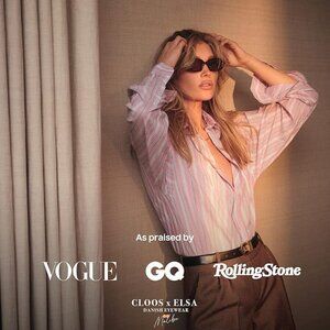 Christopher Cloos x Elsa Women's Malibu Bourbon/Sun Polarized Sunglasses 51-19-1